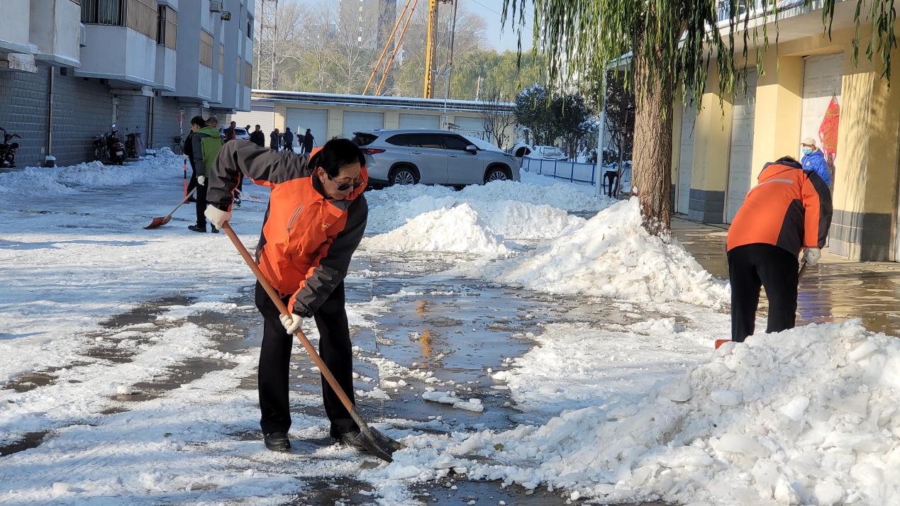主题教育记心中  扫雪破冰保畅行 立足本职做贡献  党旗飘扬别样红(图2) 主题教育记心中  扫雪破冰保畅行 立足本职做贡献  党旗飘扬别样红(图2)