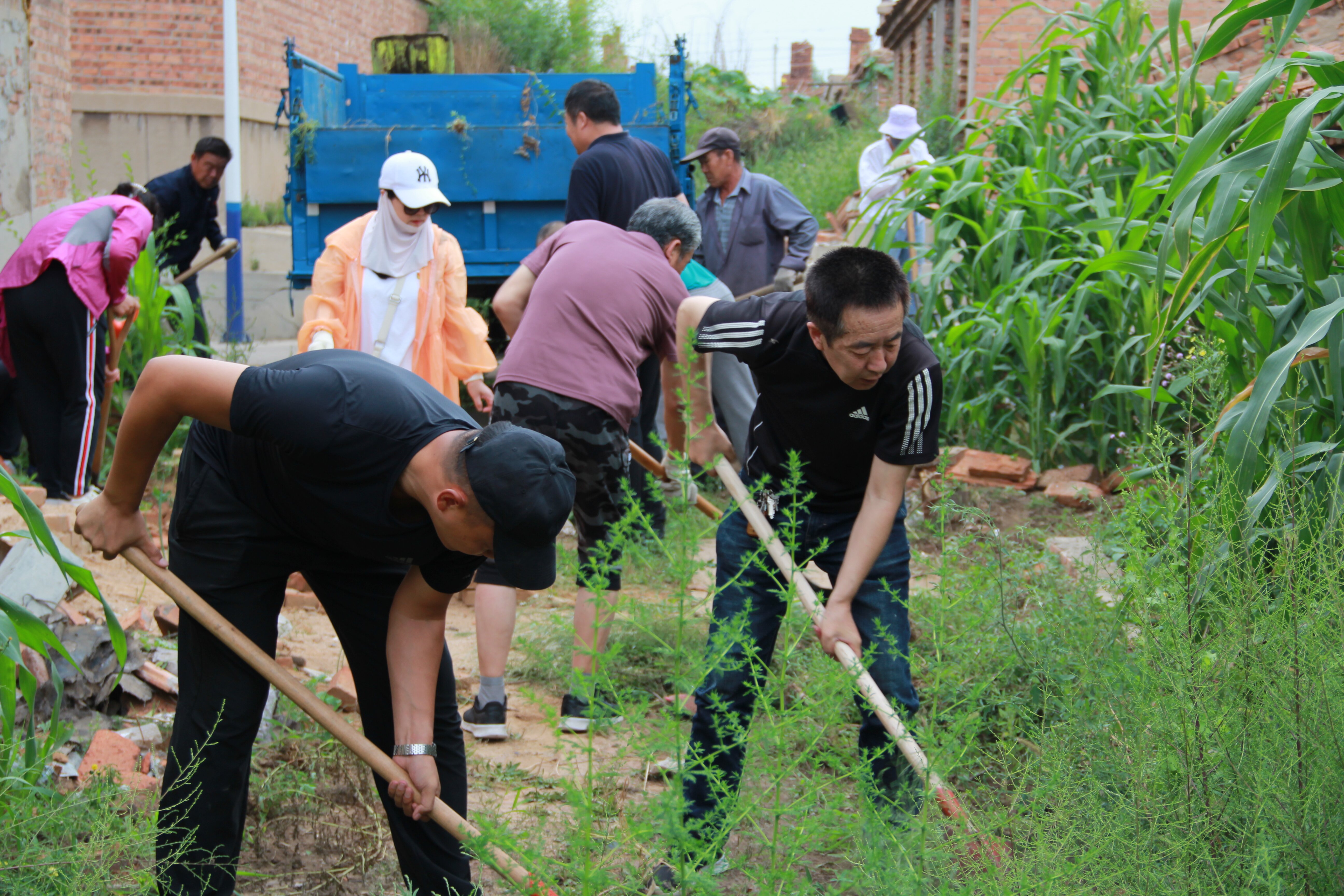 家物业公司党委、五家社区党支部开展党员义务奉献活动(图2)