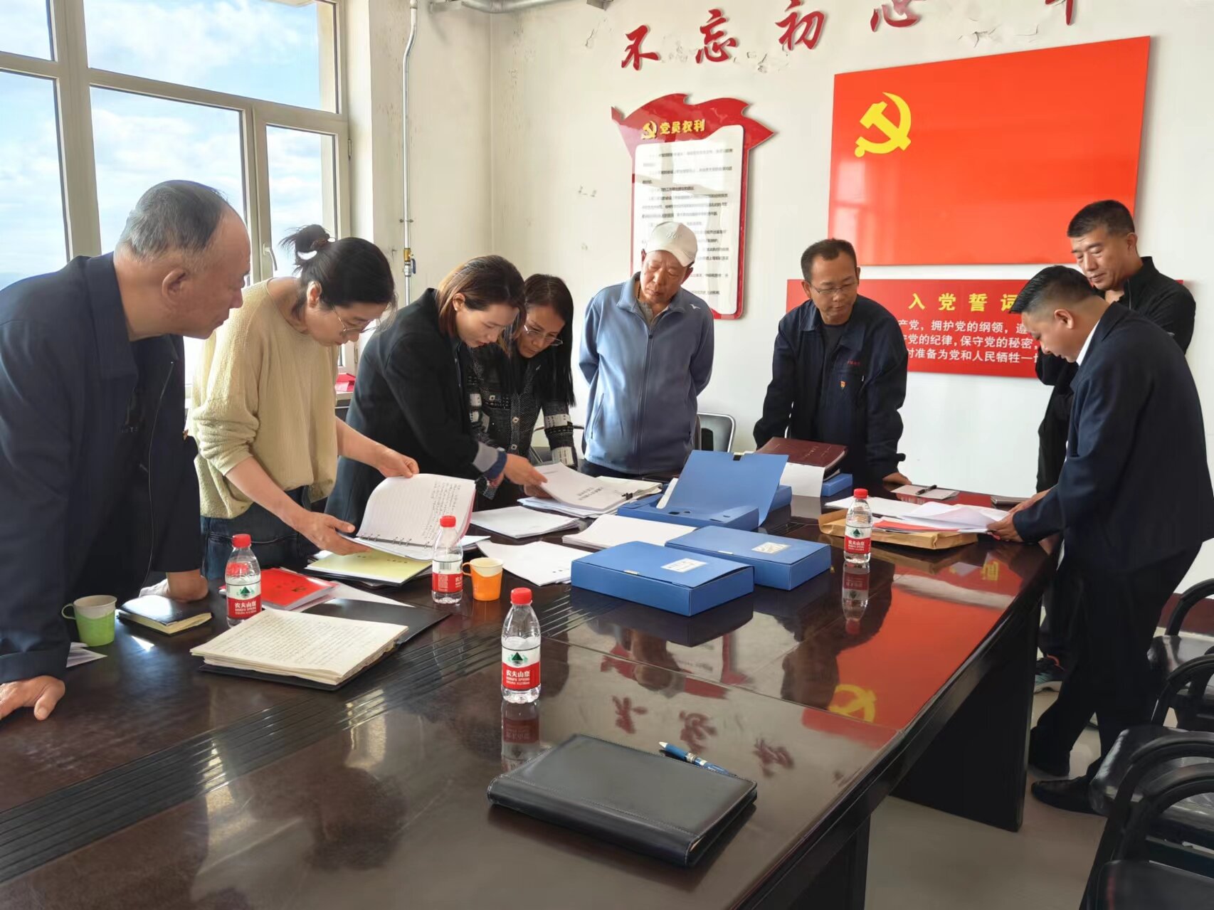 古山分公司党委、平庄分公司党委开展互检互评活动(图1)