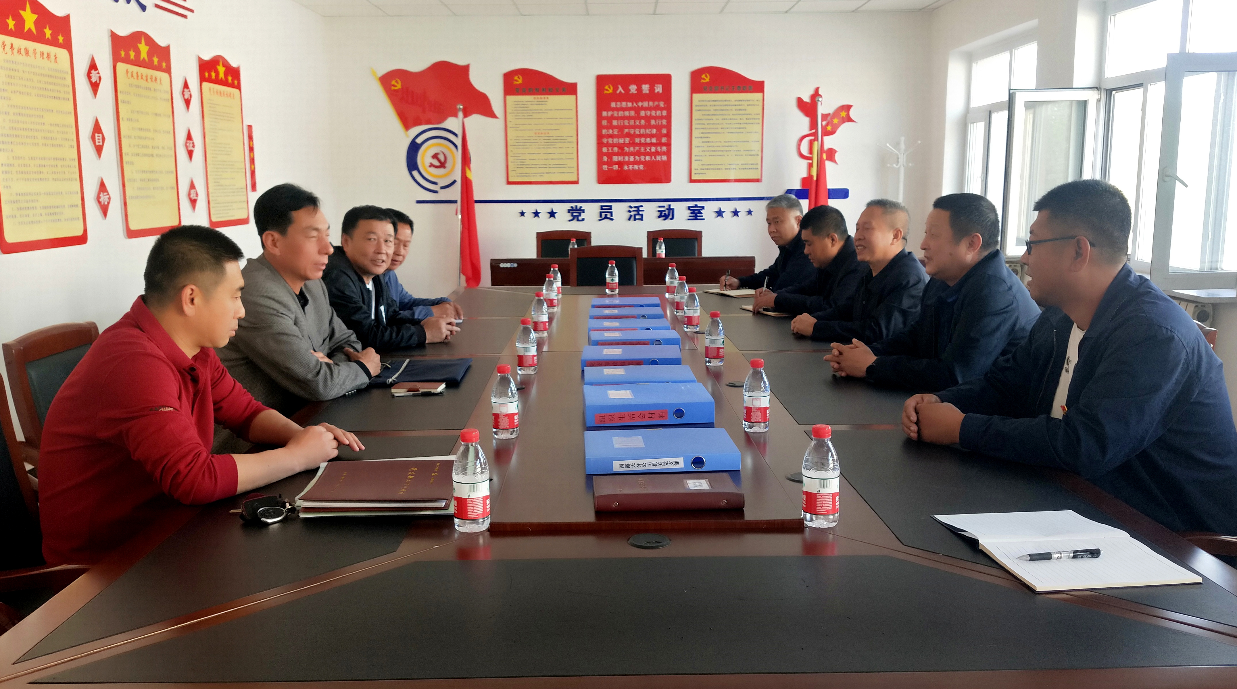 西露天分公司、五家物业公司基层支部开展互检互评活动(图1)