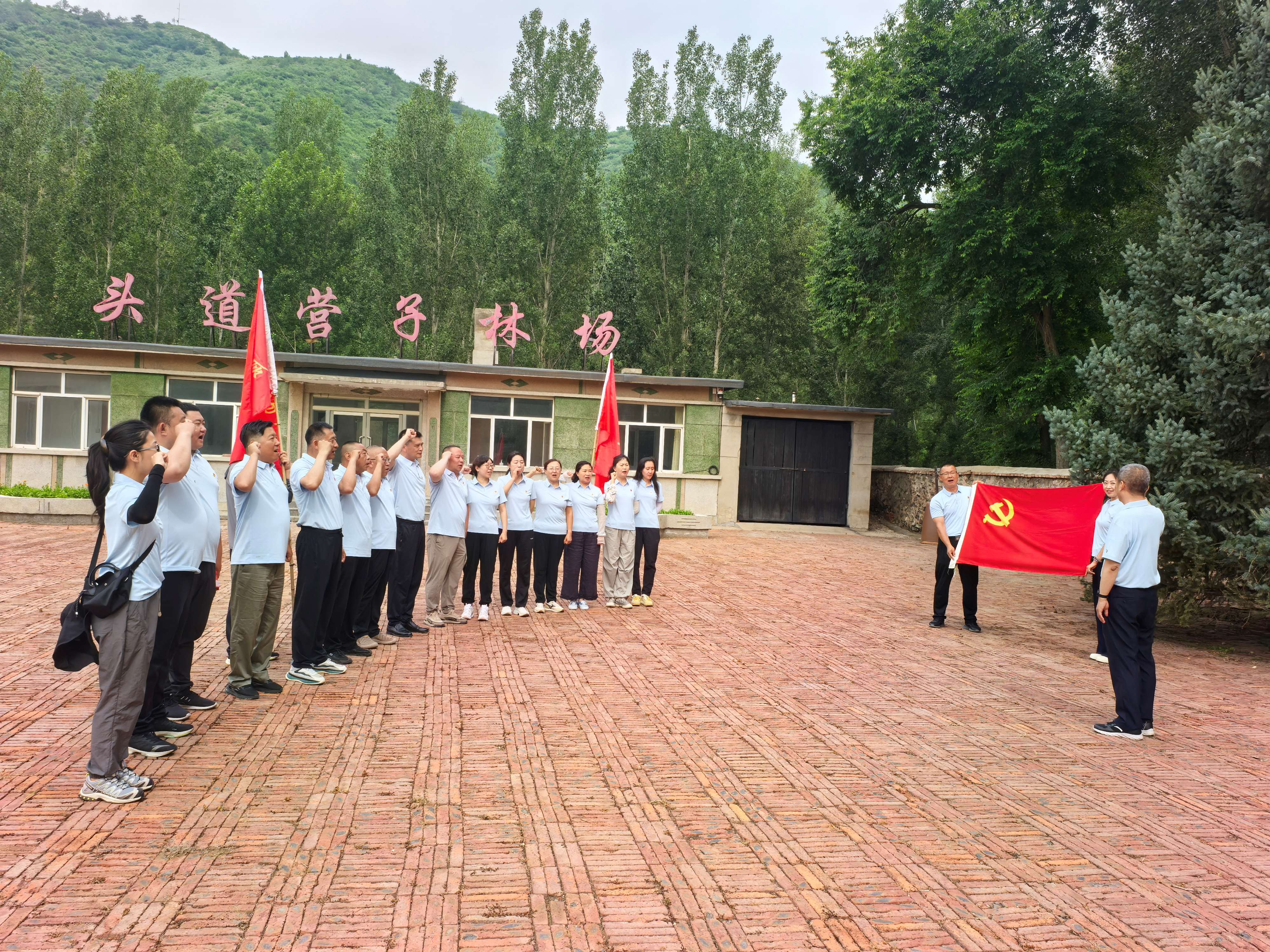 党建红领安全盾 青山绿践先锋行(图3)
