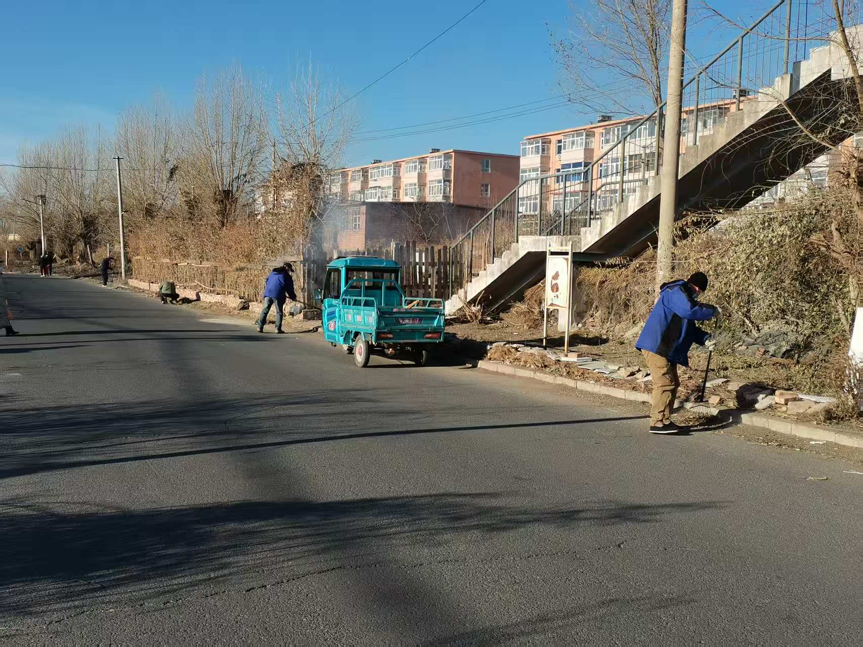 古山分公司物业管理中心开展环境整治专项行动(图1)