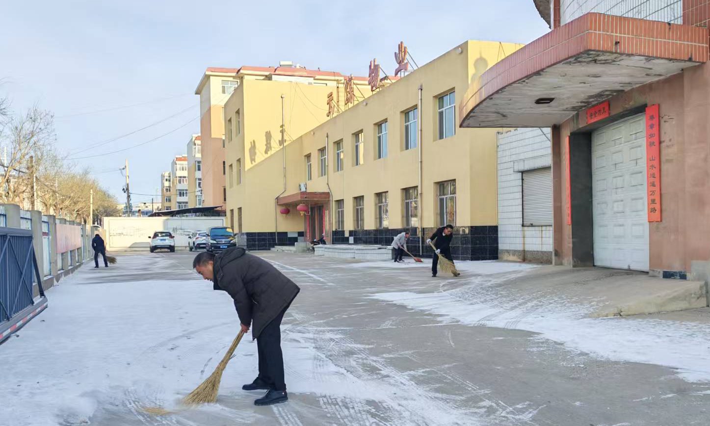 扫雪除冰铺就“暖心路”(图1)