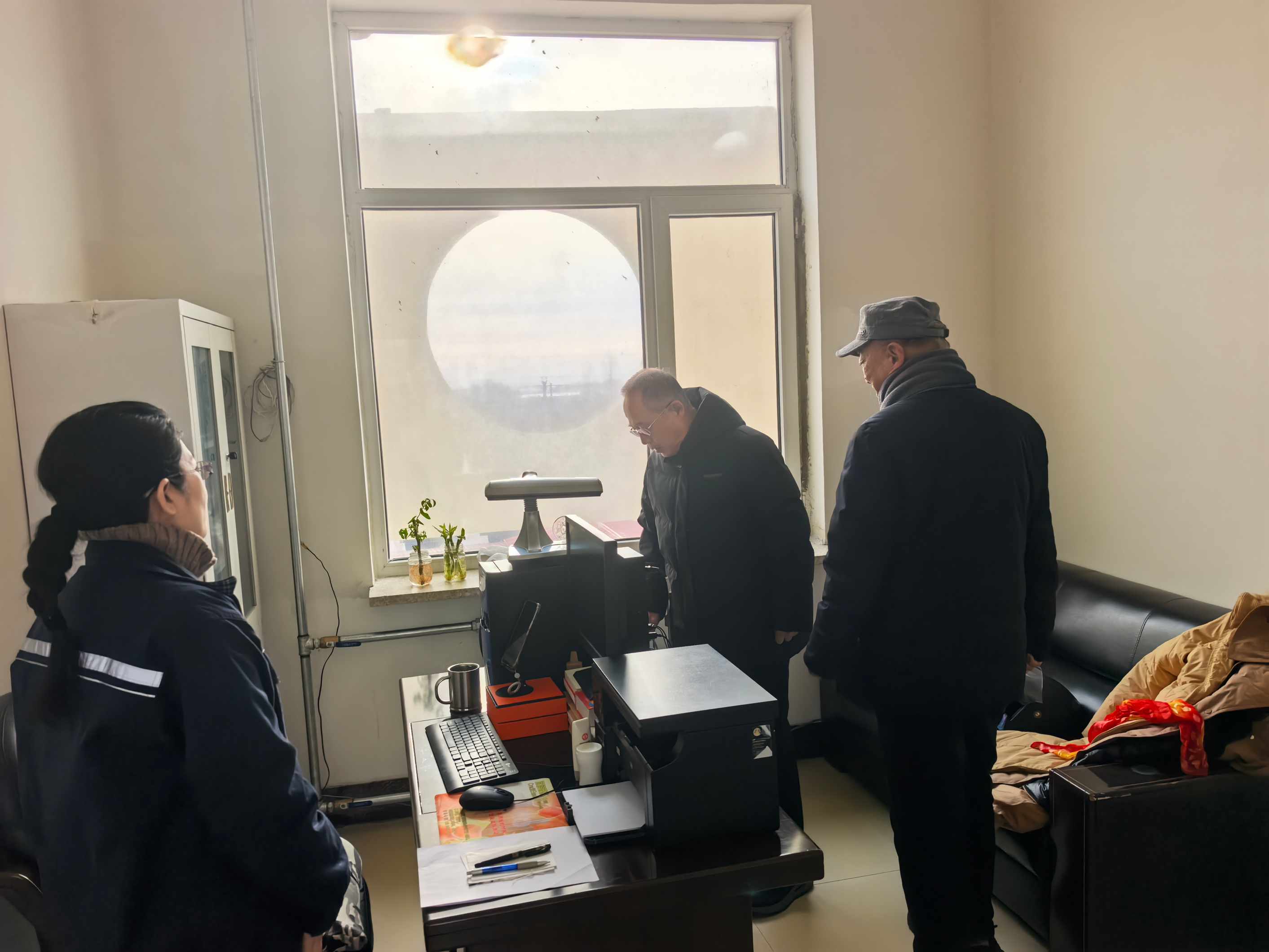 古山分公司开展冬季消防安全专项检查(图1)