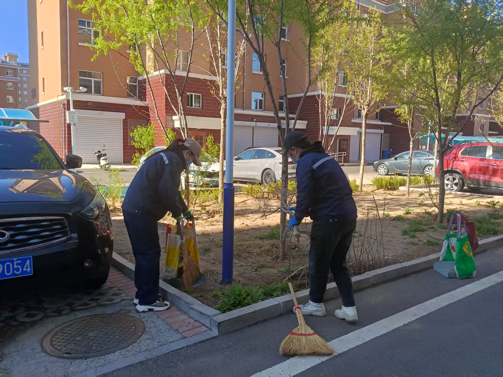 措并举全面提升露天家苑D区环境卫生品质(图1)