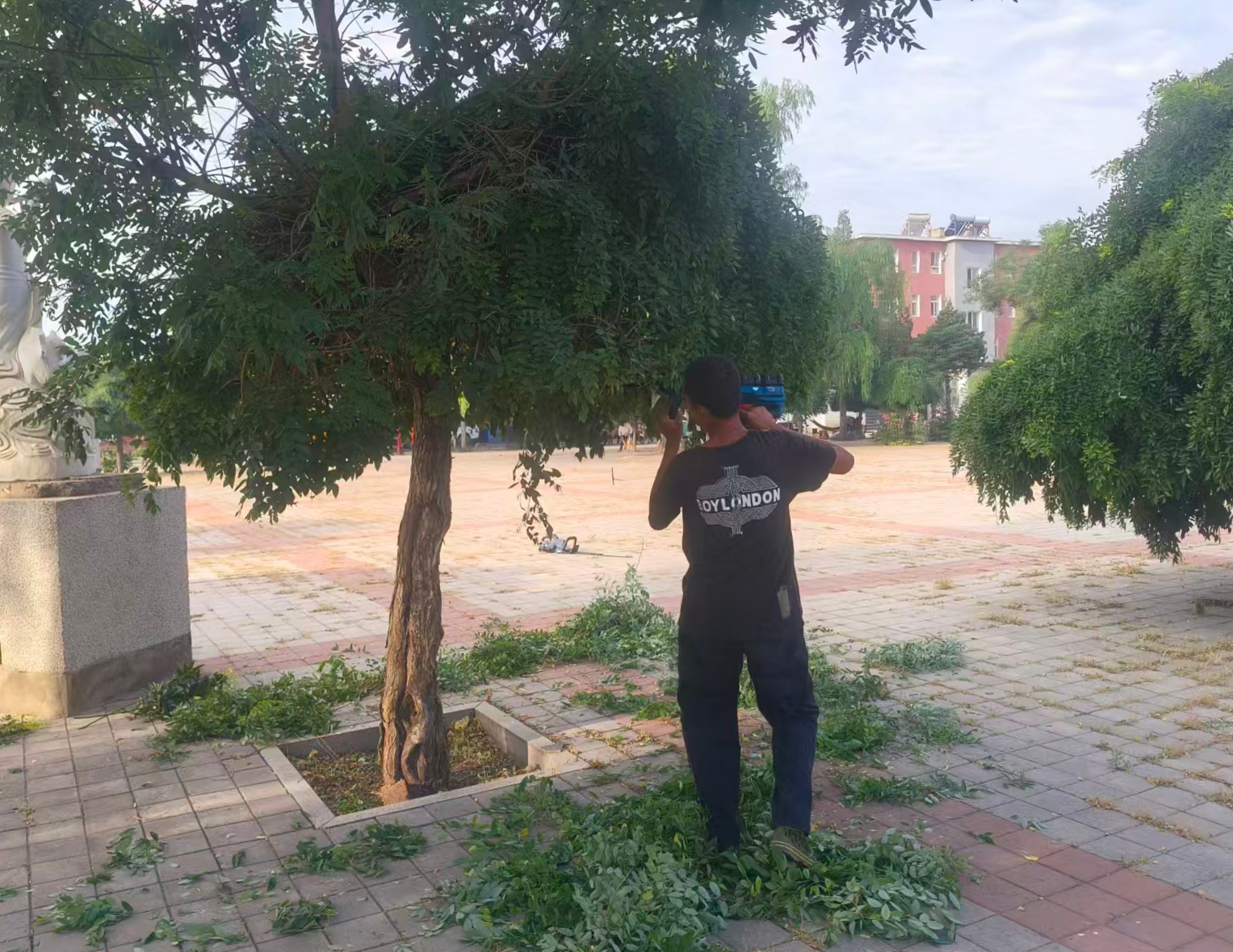 西露天分公司物业管理中心绿化班(图1)